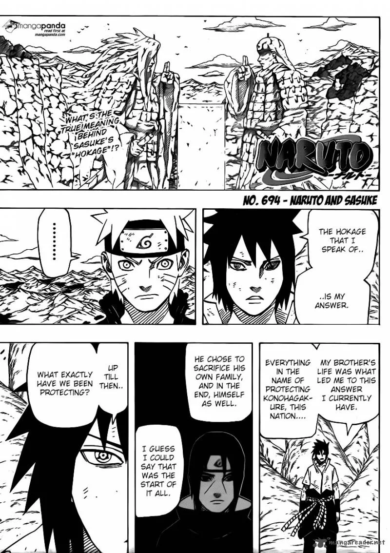 Naruto Chapter 694 page 1