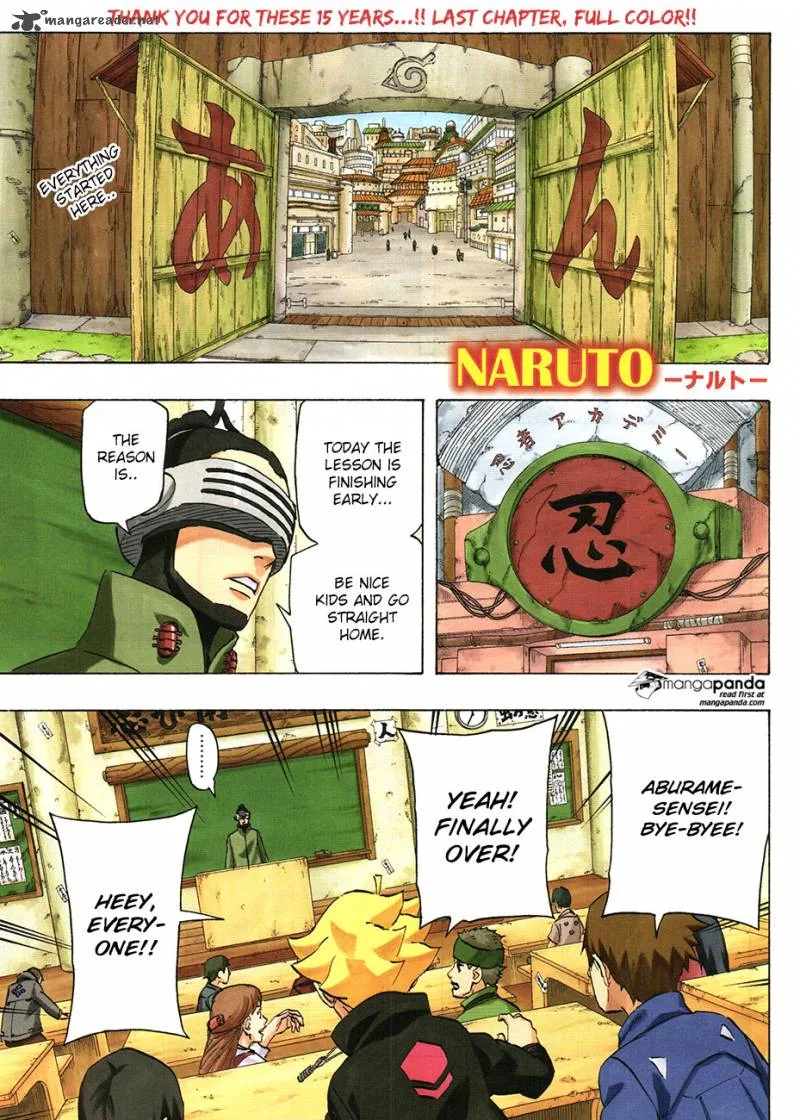 Naruto Chapter 700 page 1