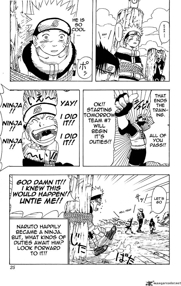 Naruto Chapter 8 page 23