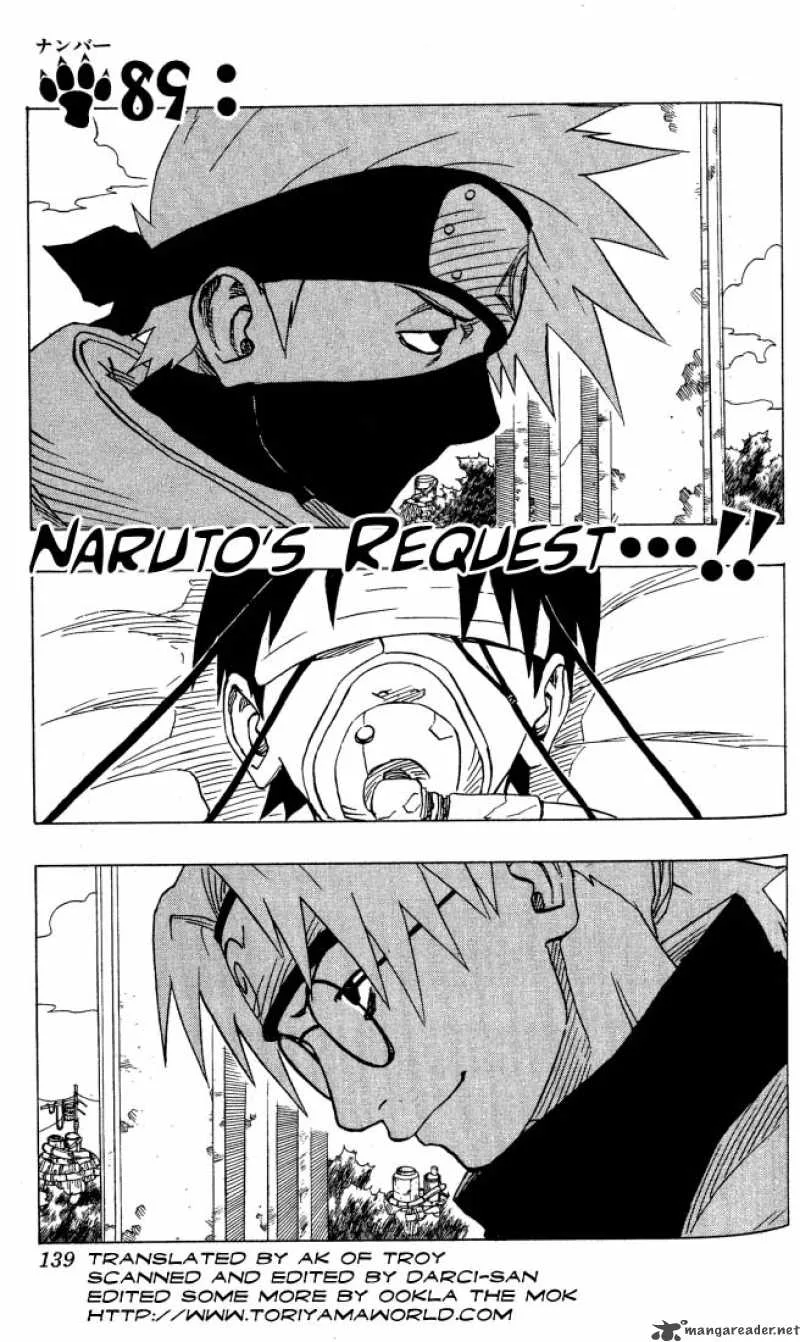 Naruto Chapter 89 page 2