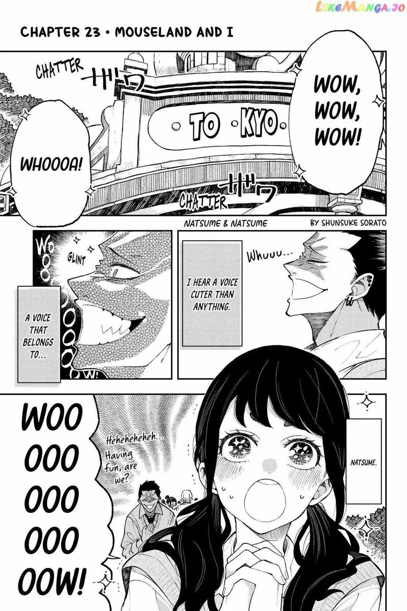 Natsume to Natsume Chapter 23 page 1
