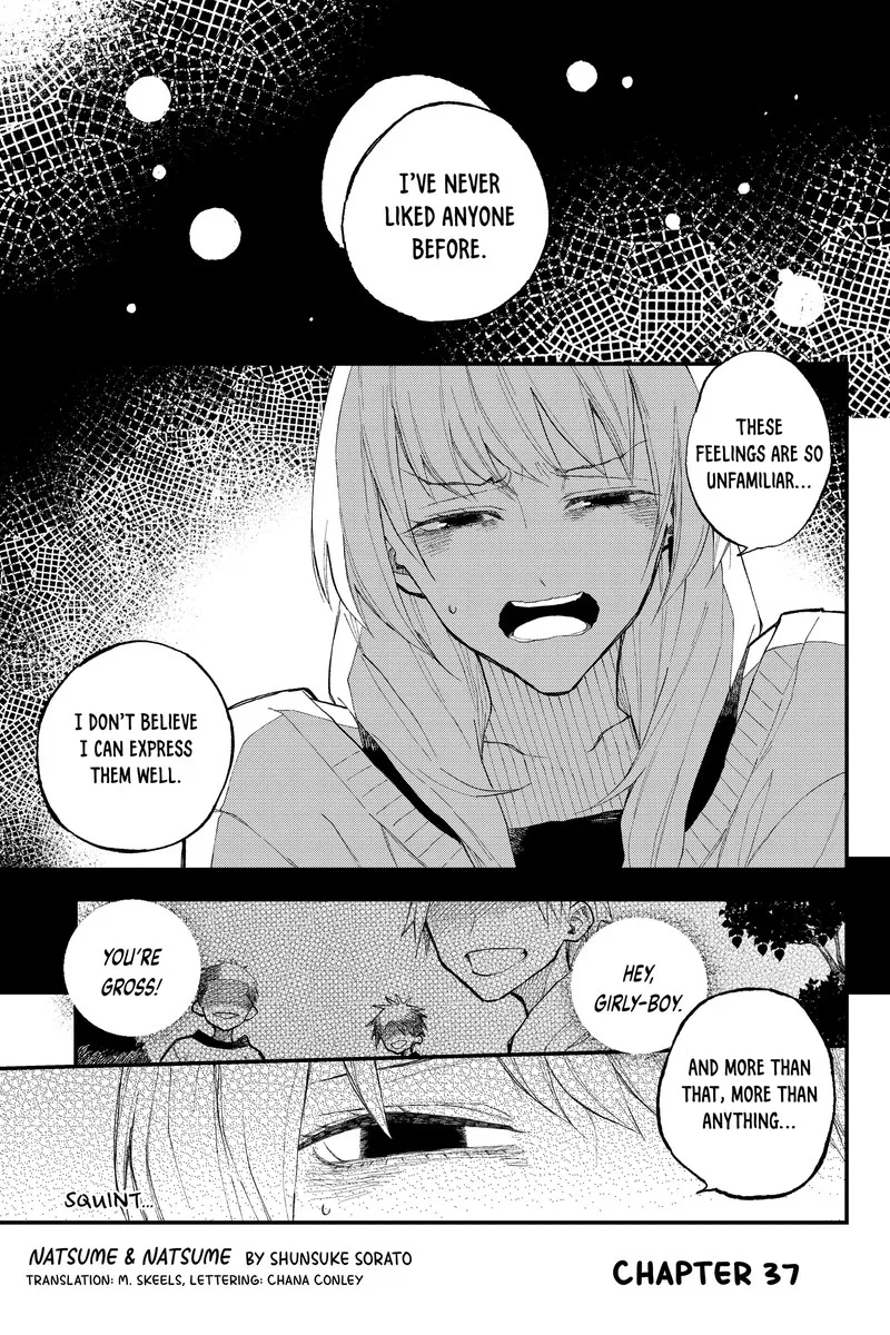 Natsume to Natsume Chapter 37.2 page 1
