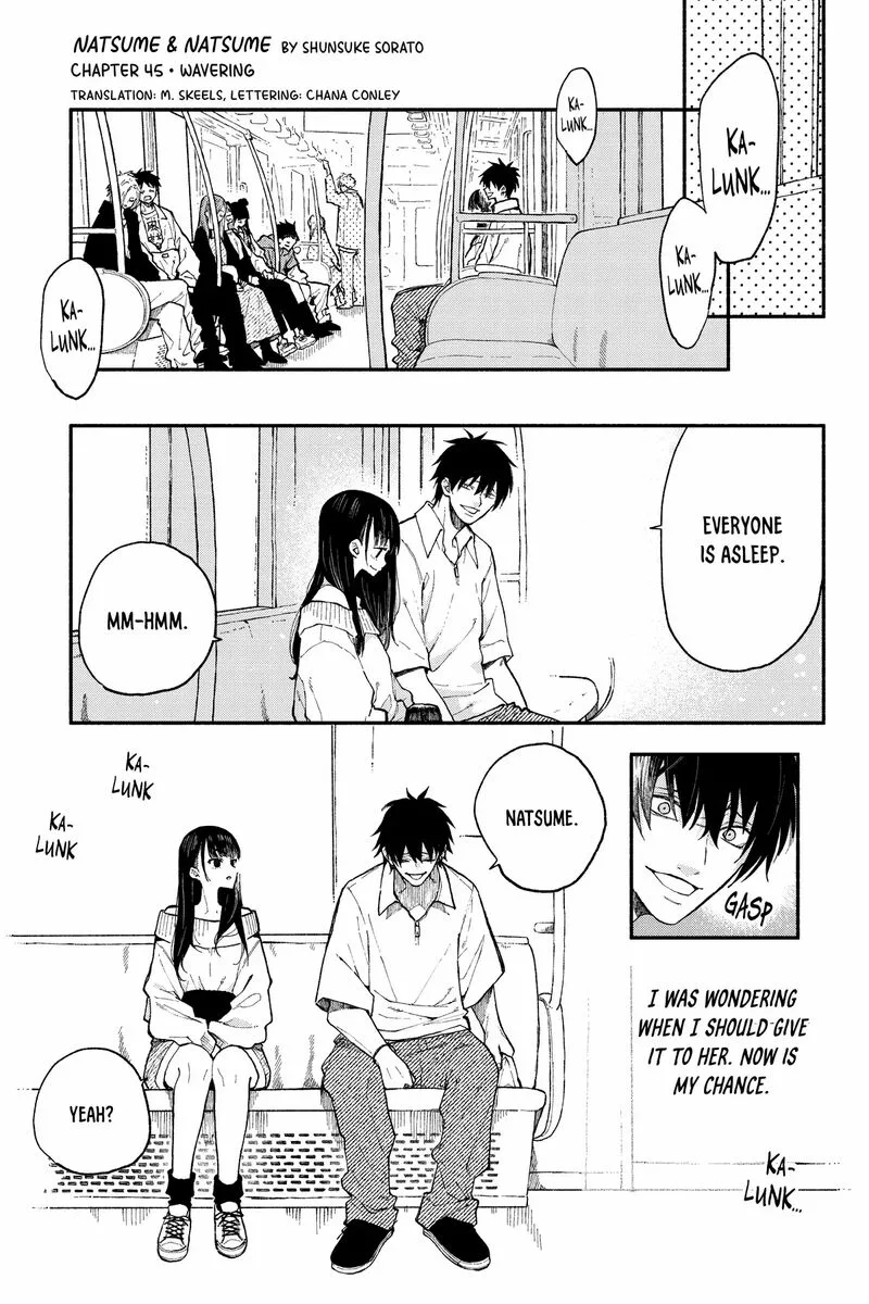 Natsume to Natsume Chapter 45.3 page 1