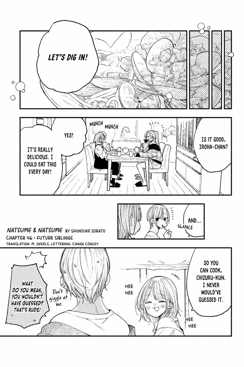 Natsume to Natsume Chapter 46.2 page 1