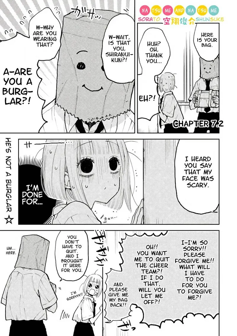 Natsume to Natsume Chapter 7.2 page 1