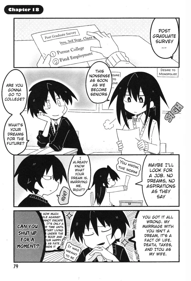 Nazeda Naitou Chapter 31 page 1