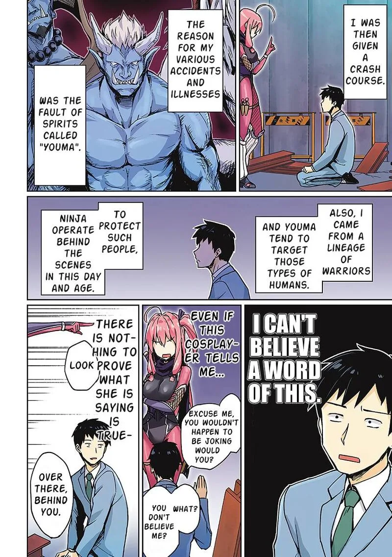 Neet Kunoichi to Naze ka Dousei Hajimemashita Chapter 1 page 4