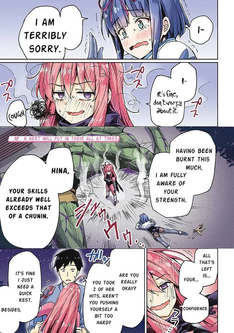 Neet Kunoichi to Naze ka Dousei Hajimemashita Chapter 12 page 1