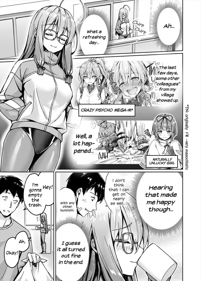 Neet Kunoichi to Naze ka Dousei Hajimemashita Chapter 23 page 1
