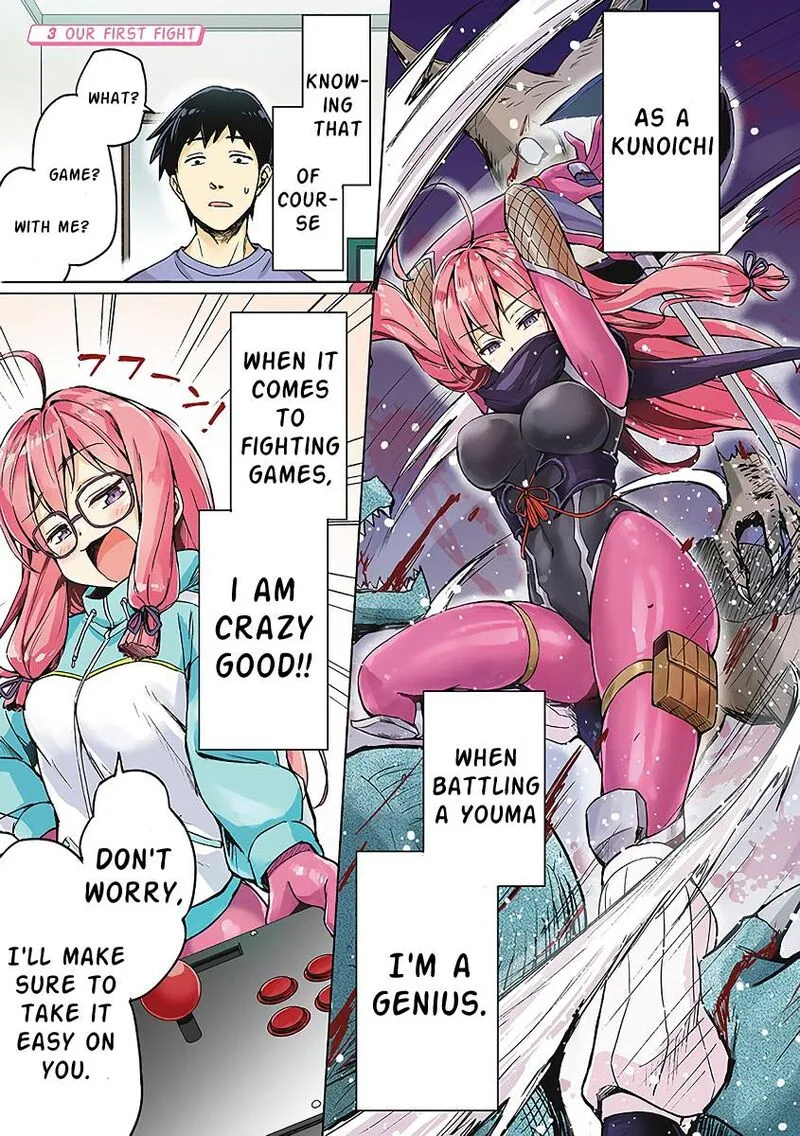 Neet Kunoichi to Naze ka Dousei Hajimemashita Chapter 3 page 1