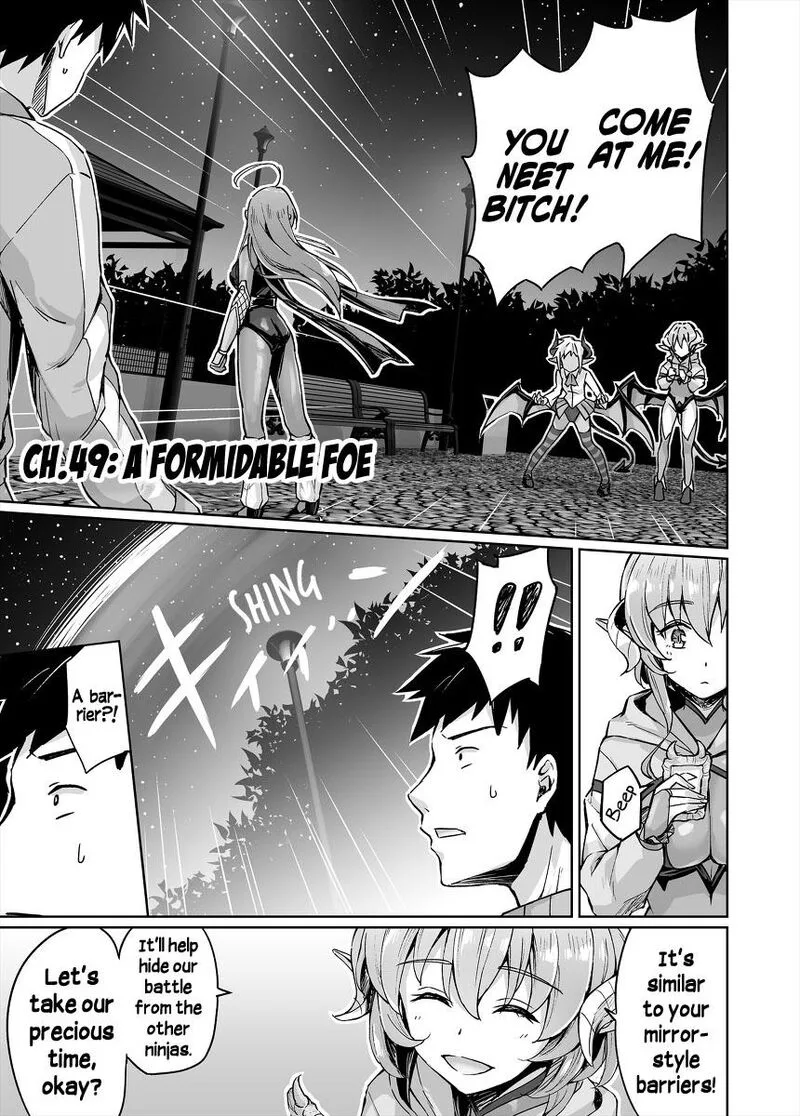 Neet Kunoichi to Naze ka Dousei Hajimemashita Chapter 49 page 1
