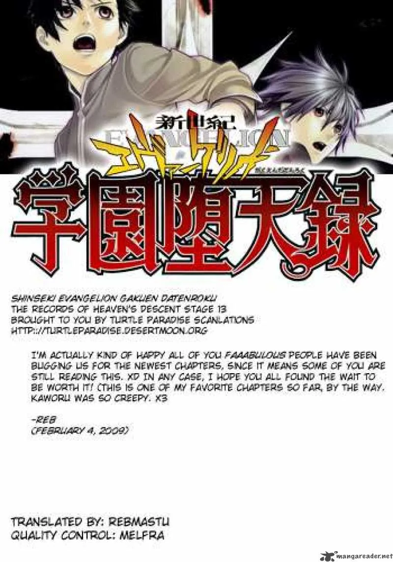 Neon Genesis Evangelion Gakuen Datenroku Chapter 14 page 27