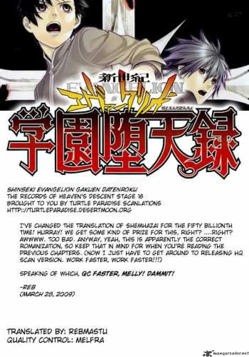 Neon Genesis Evangelion Gakuen Datenroku Chapter 16 page 27
