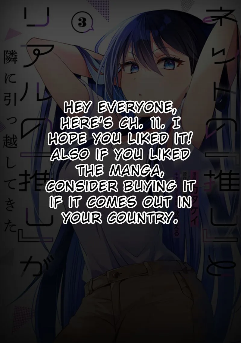 Net no "Oshi" to Real no "Oshi" ga Tonari ni Hikkoshite Kita Chapter 11 page 34