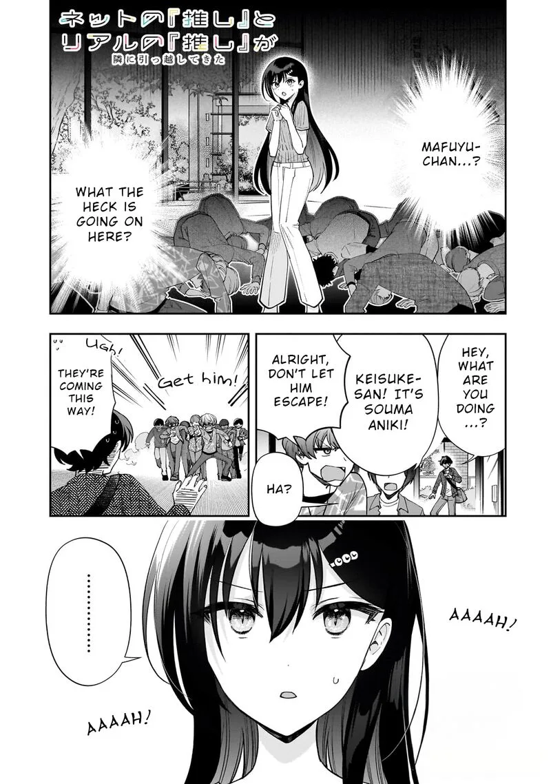 Net no "Oshi" to Real no "Oshi" ga Tonari ni Hikkoshite Kita Chapter 18 page 1
