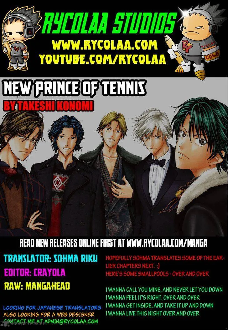 New Prince of Tennis Chapter 108 page 1