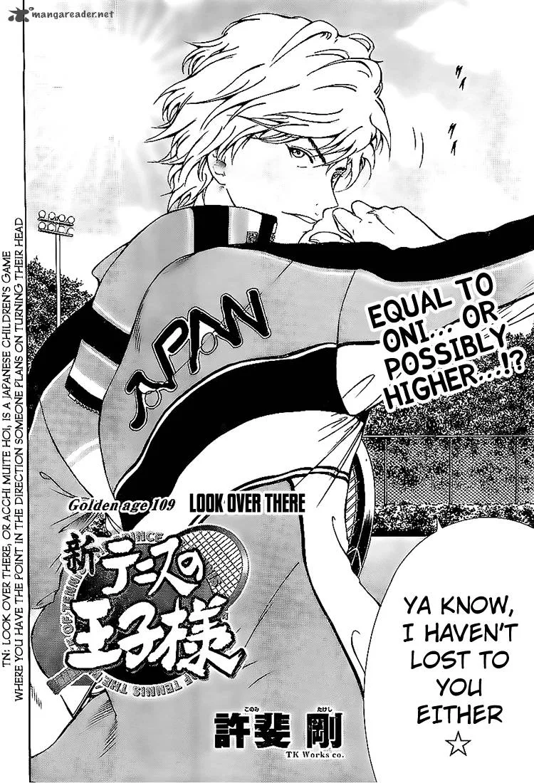 New Prince of Tennis Chapter 109 page 6