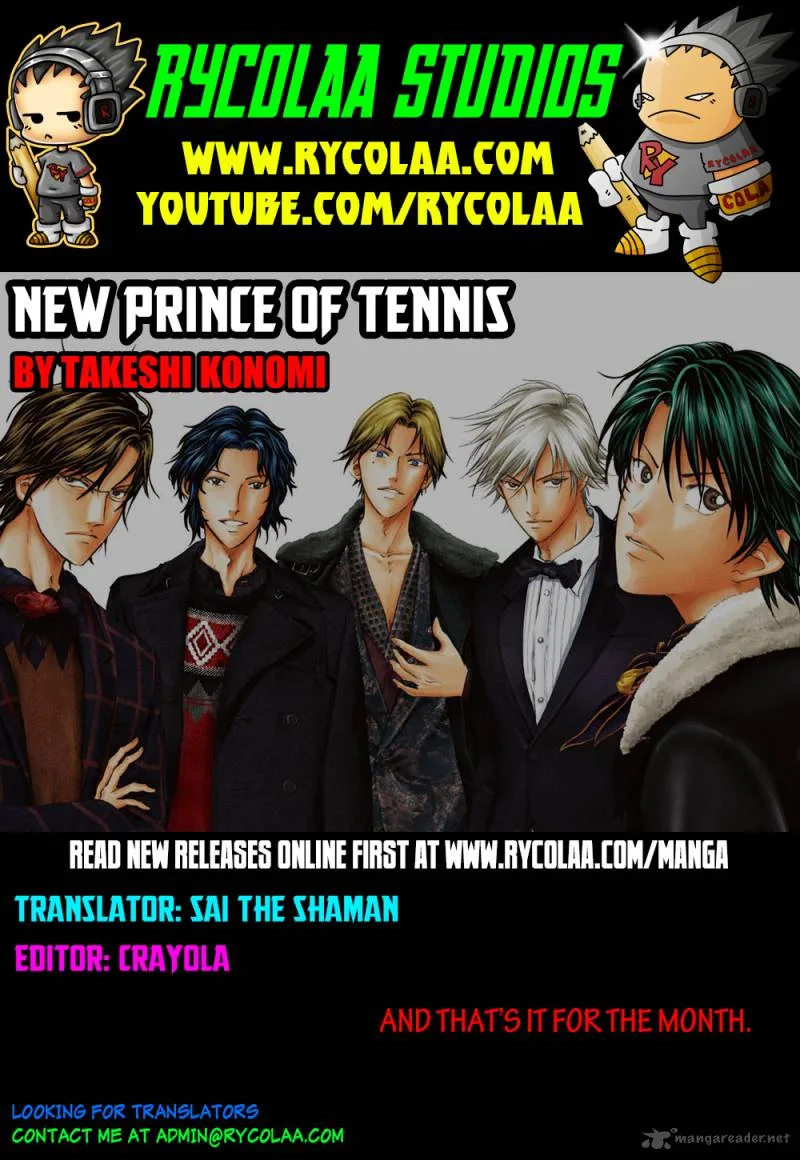 New Prince of Tennis Chapter 111 page 1