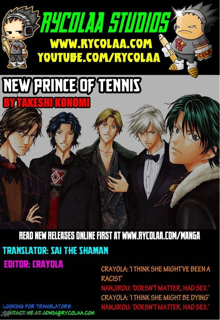 New Prince of Tennis Chapter 113 page 1