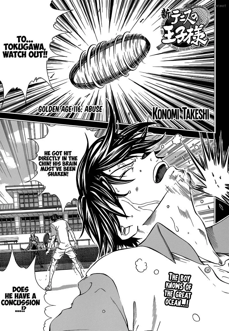 New Prince of Tennis Chapter 116 page 1