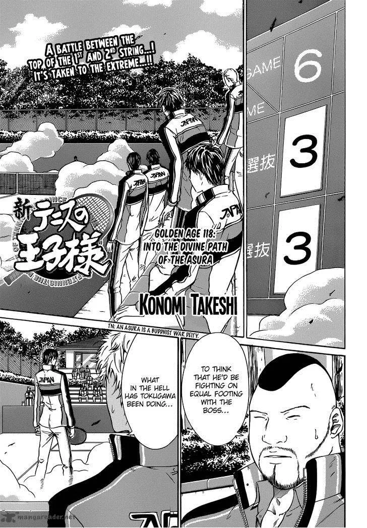 New Prince of Tennis Chapter 118 page 1