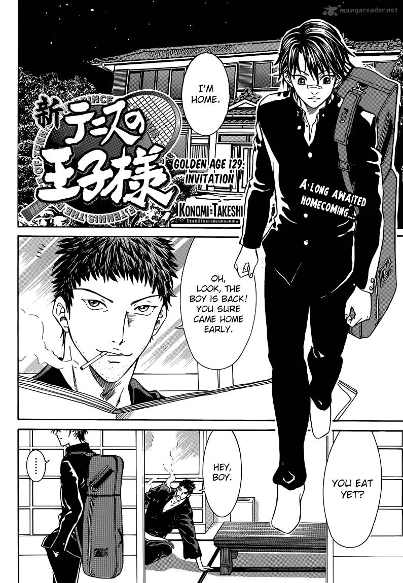 New Prince of Tennis Chapter 129 page 2