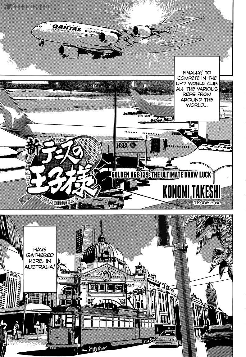 New Prince of Tennis Chapter 139 page 1