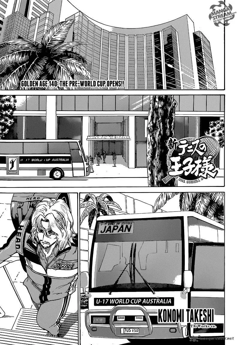 New Prince of Tennis Chapter 140 page 1