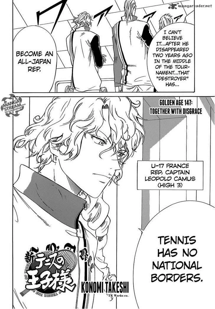 New Prince of Tennis Chapter 147 page 1
