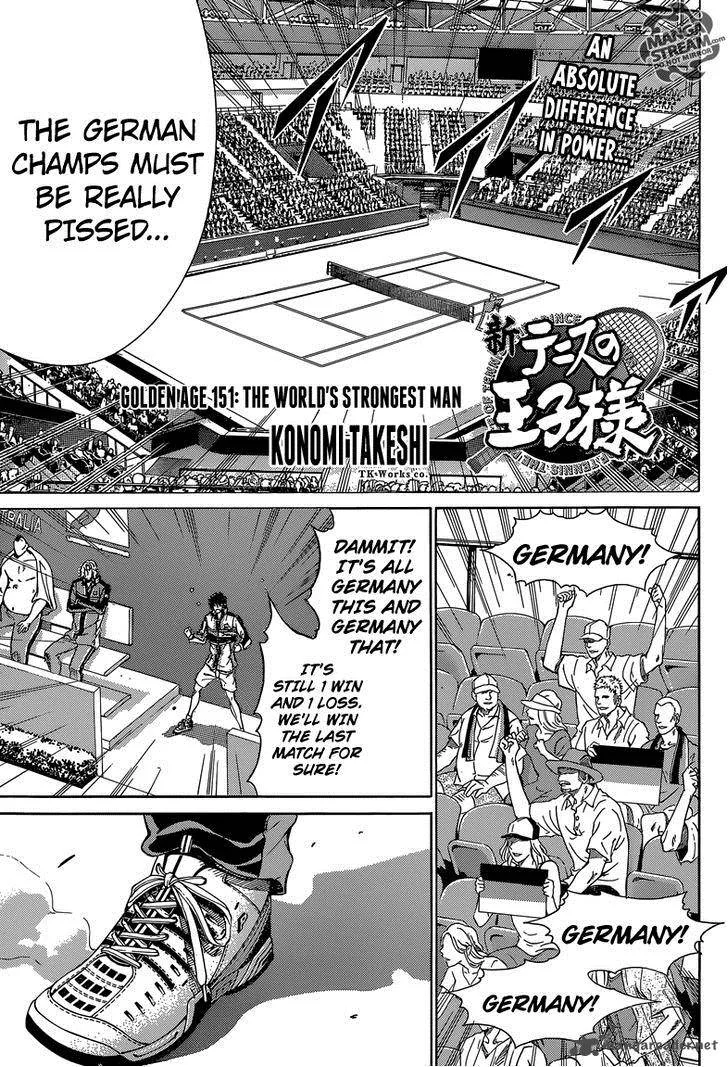 New Prince of Tennis Chapter 151 page 1