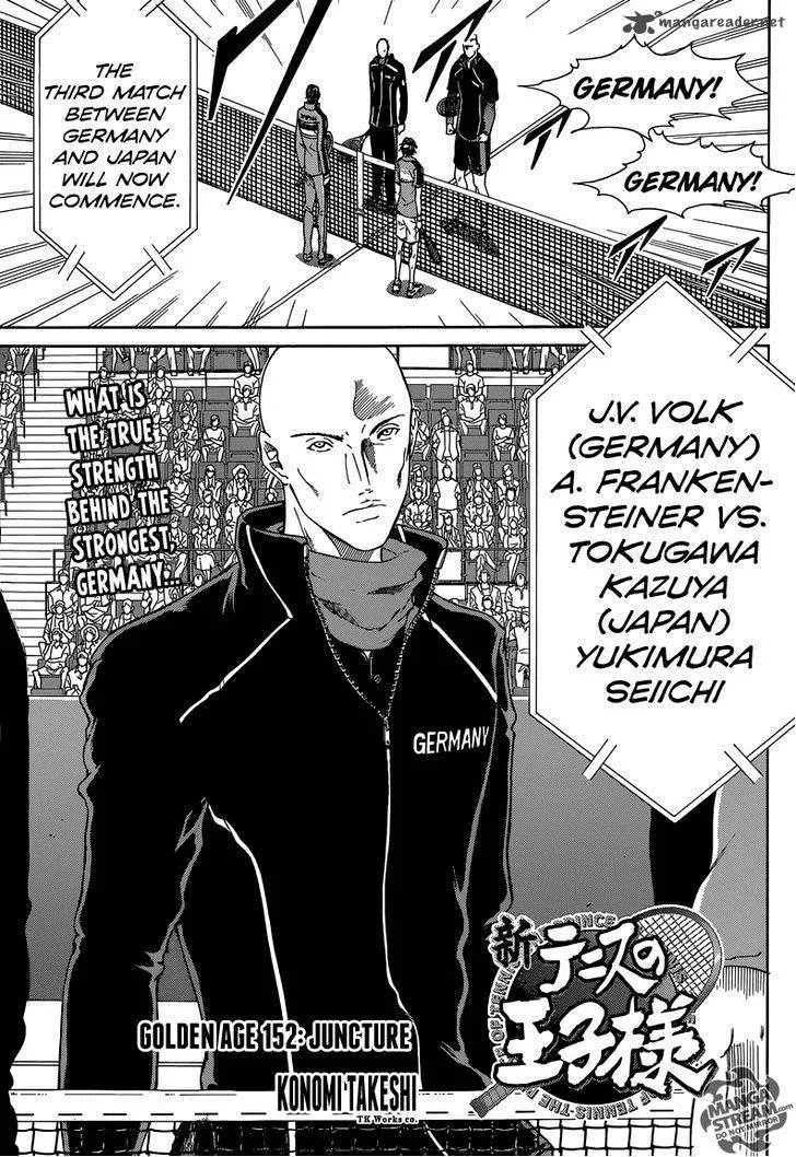 New Prince of Tennis Chapter 152 page 1