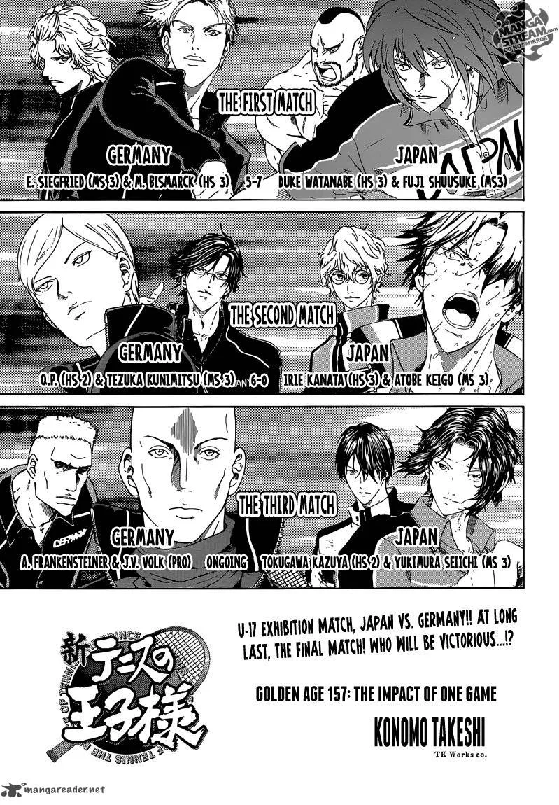 New Prince of Tennis Chapter 157 page 1