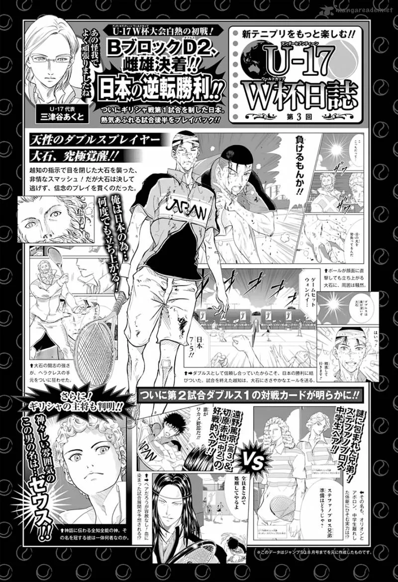 New Prince of Tennis Chapter 189 page 1
