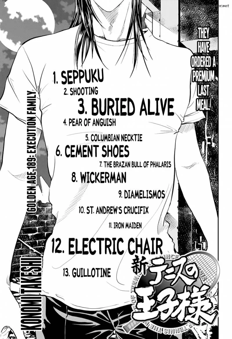 New Prince of Tennis Chapter 189 page 2