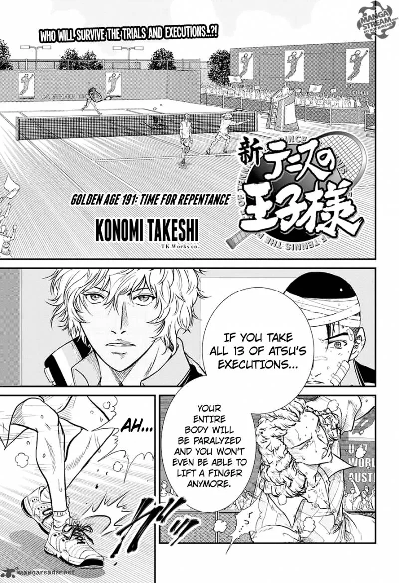 New Prince of Tennis Chapter 191 page 1