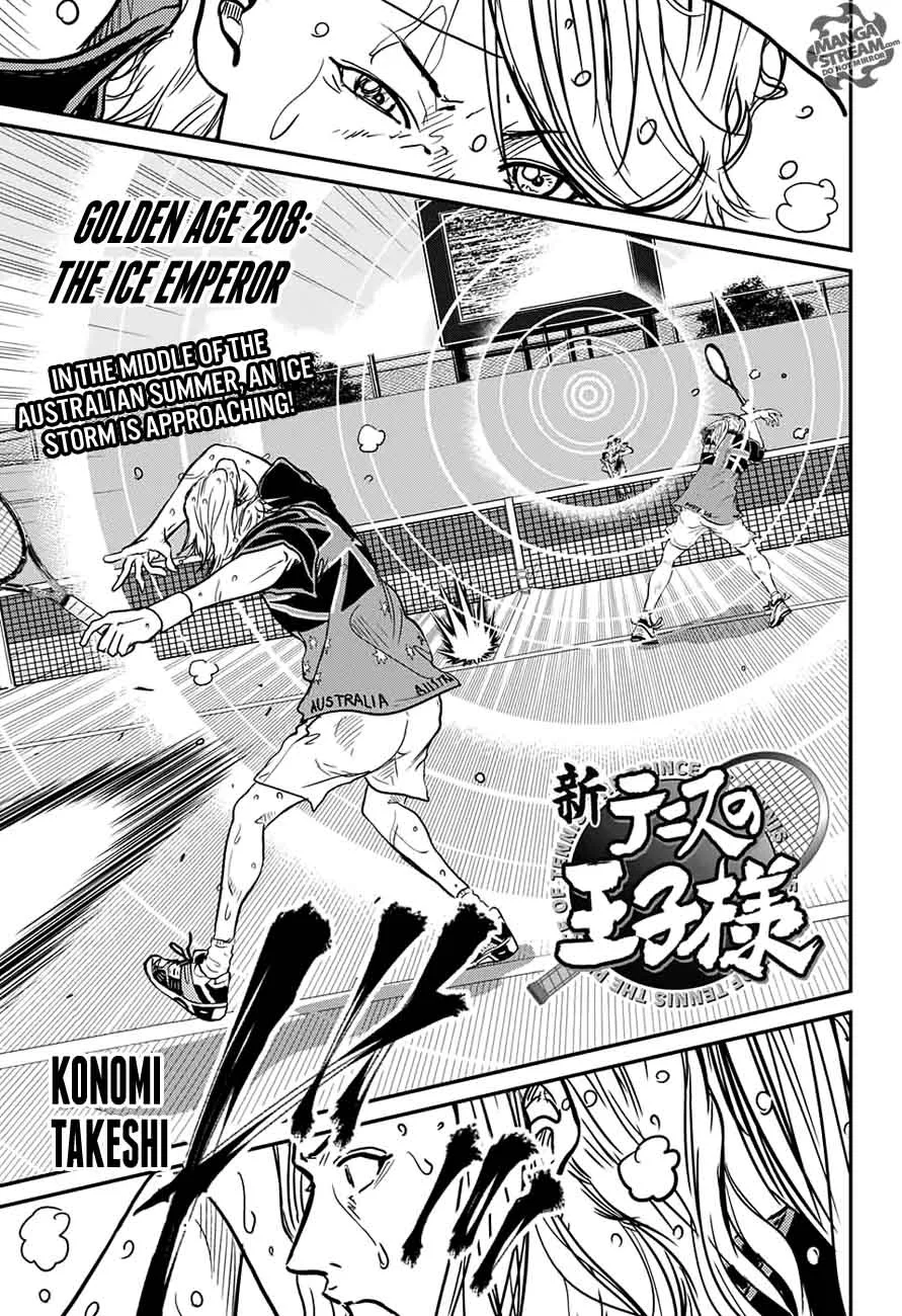 New Prince of Tennis Chapter 208 page 1