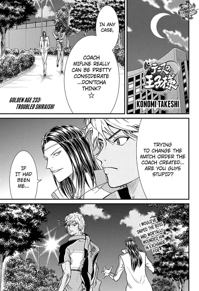 New Prince of Tennis Chapter 233 page 1