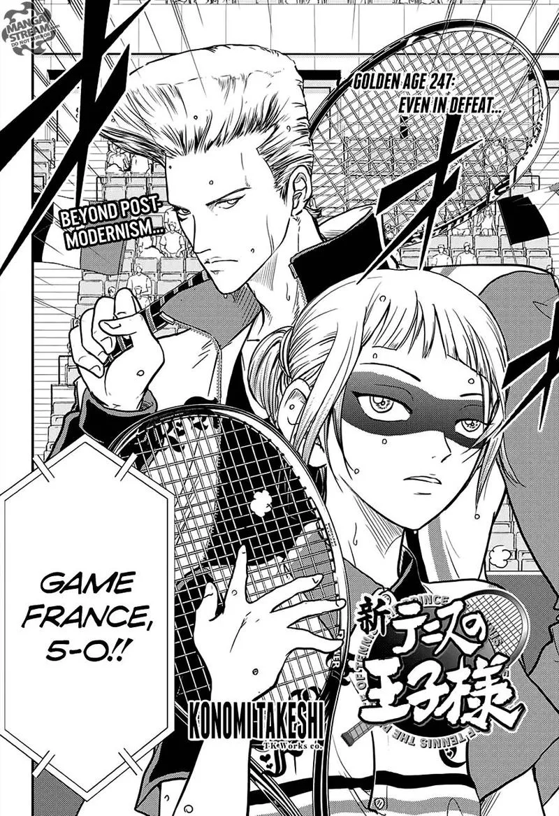 New Prince of Tennis Chapter 247 page 2