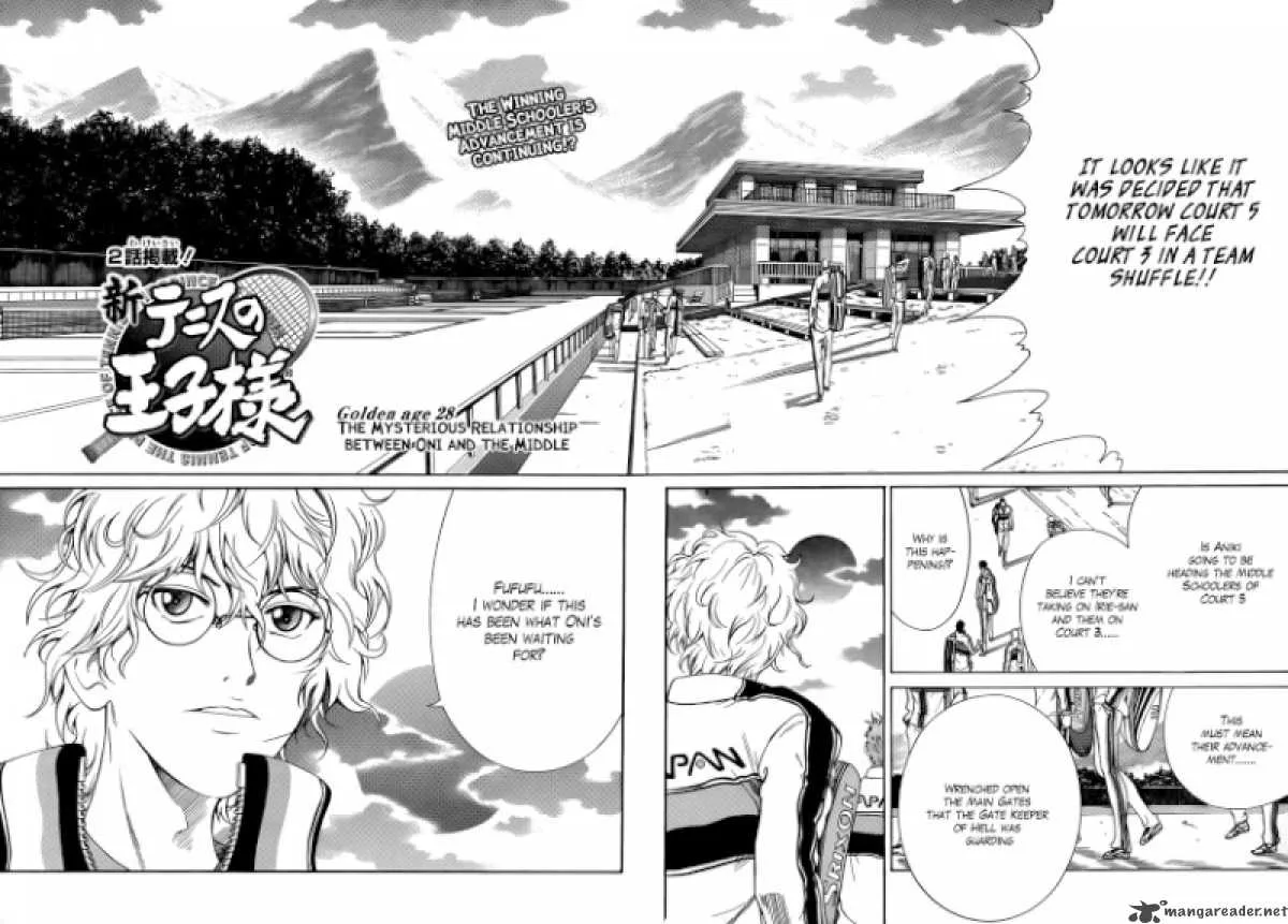 New Prince of Tennis Chapter 28 page 1