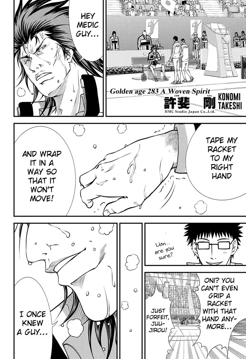 New Prince of Tennis Chapter 283 page 2