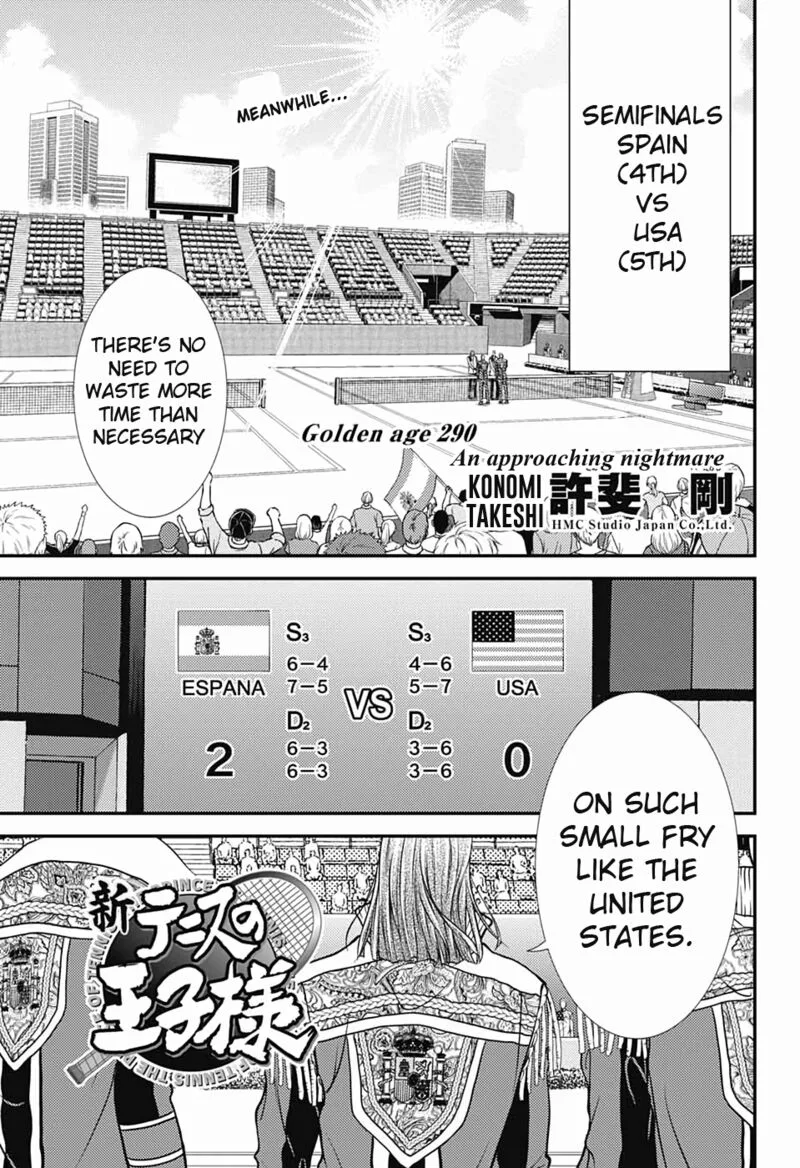 New Prince of Tennis Chapter 290 page 1