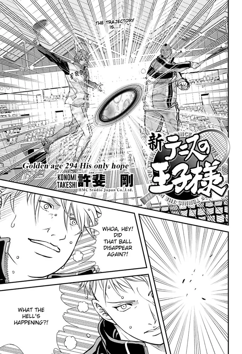 New Prince of Tennis Chapter 294 page 1