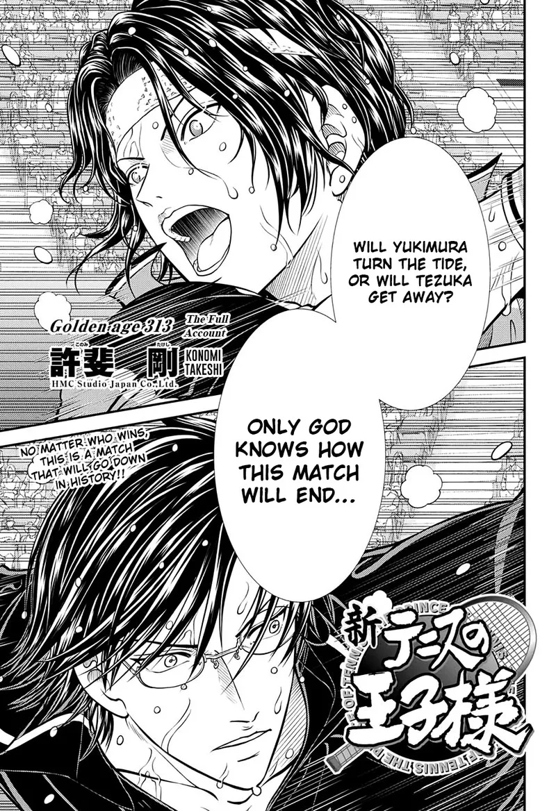 New Prince of Tennis Chapter 313 page 1