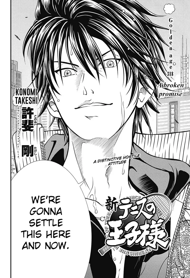 New Prince of Tennis Chapter 318 page 2