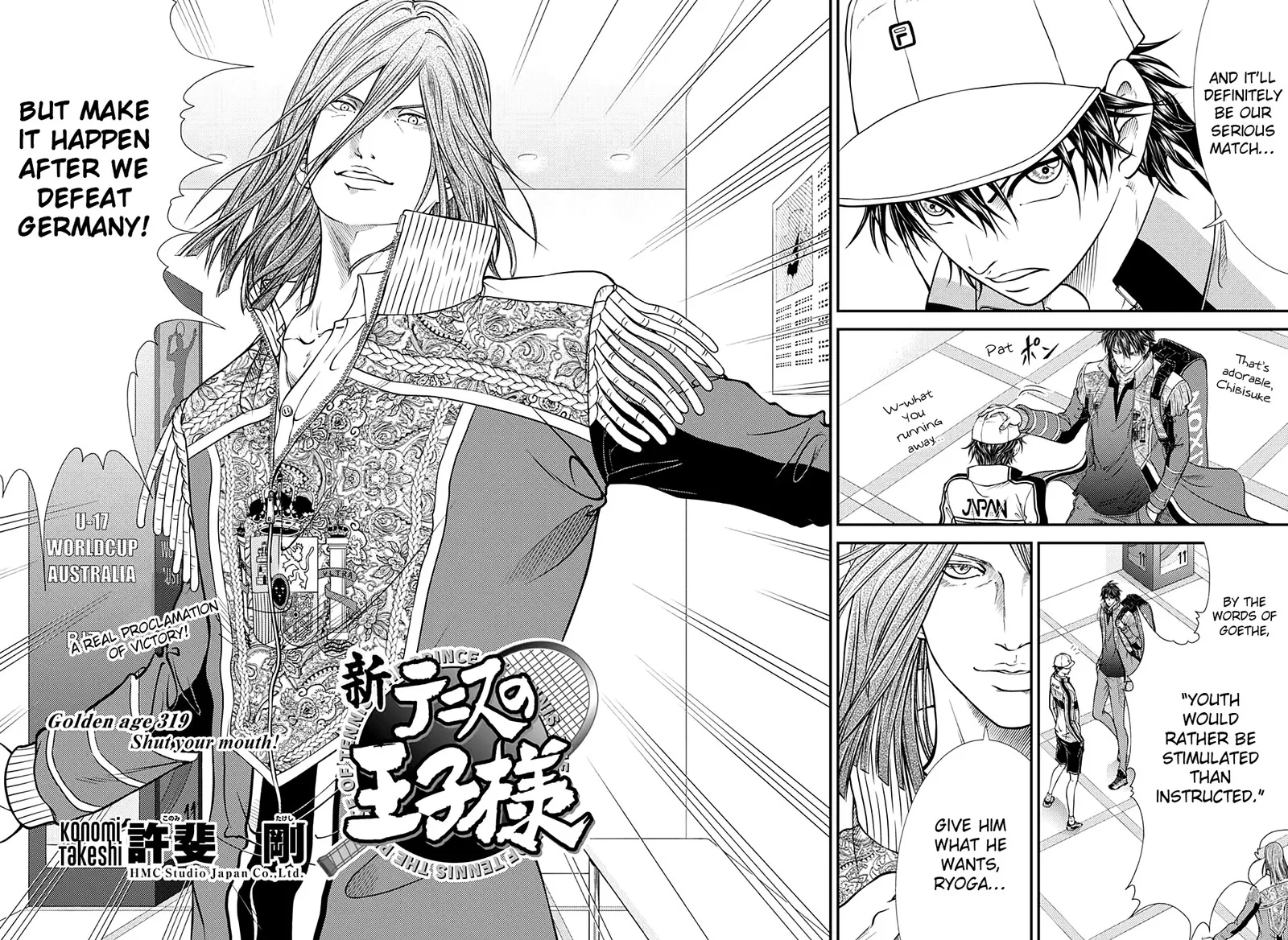 New Prince of Tennis Chapter 319 page 2