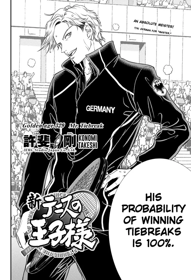 New Prince of Tennis Chapter 329 page 2