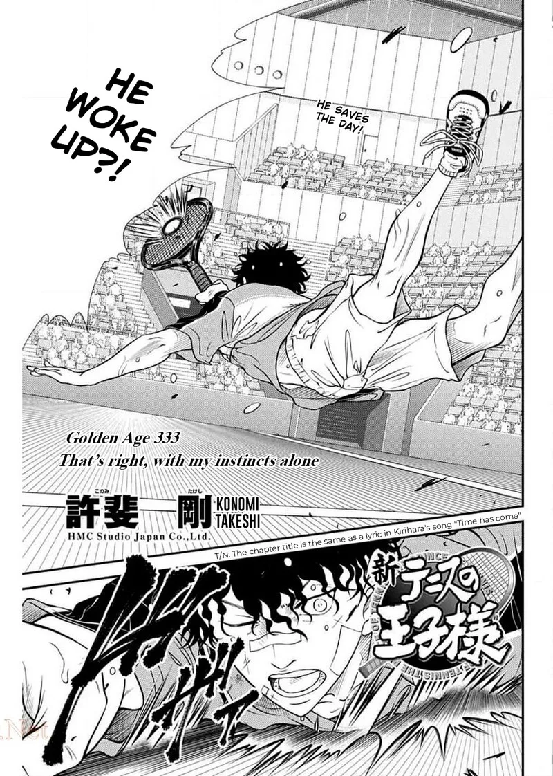 New Prince of Tennis Chapter 333 page 1