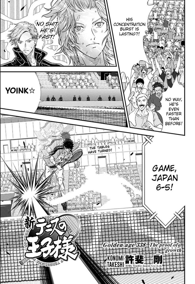 New Prince of Tennis Chapter 338 page 3