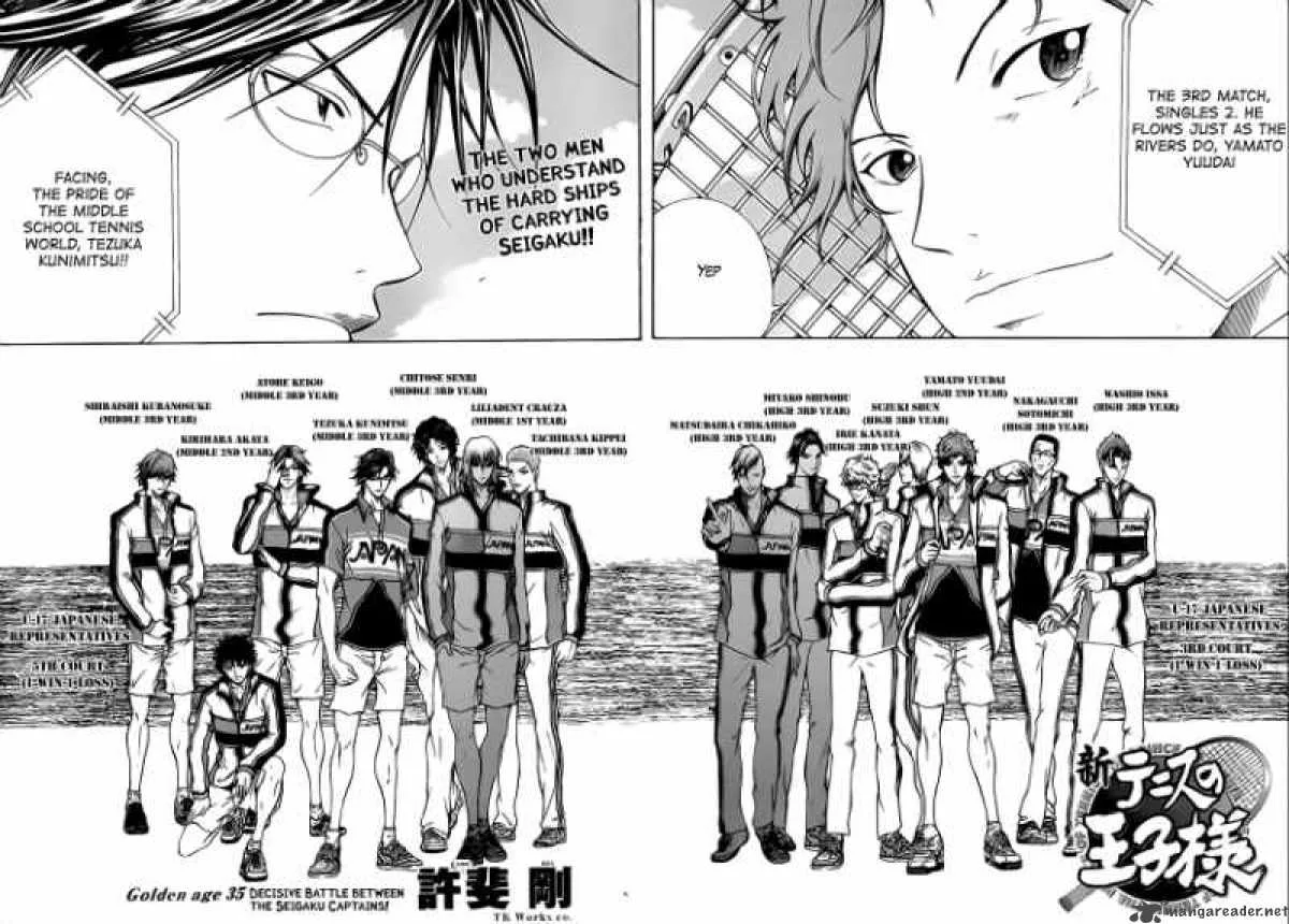 New Prince of Tennis Chapter 35 page 2