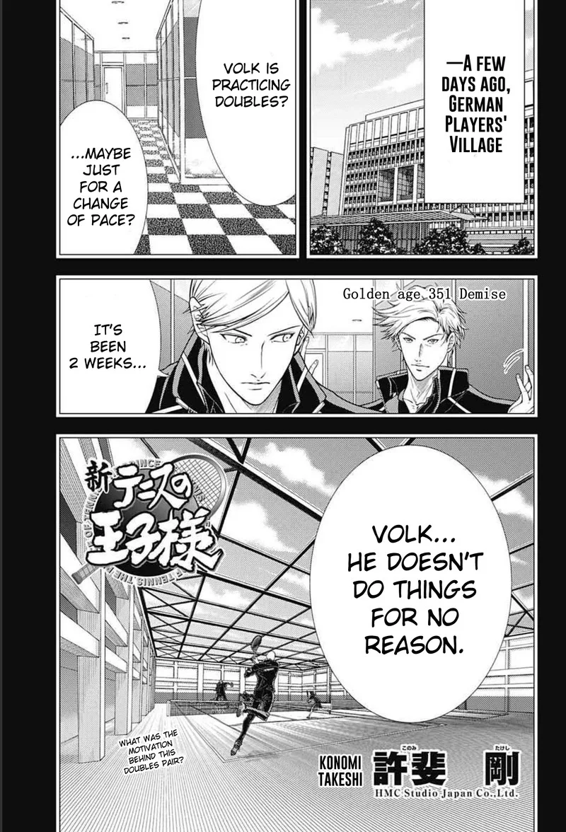 New Prince of Tennis Chapter 351 page 1